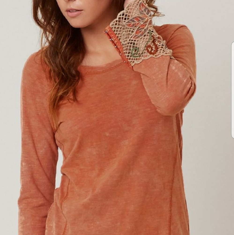 Orange Gimmicks shirt from Buckle